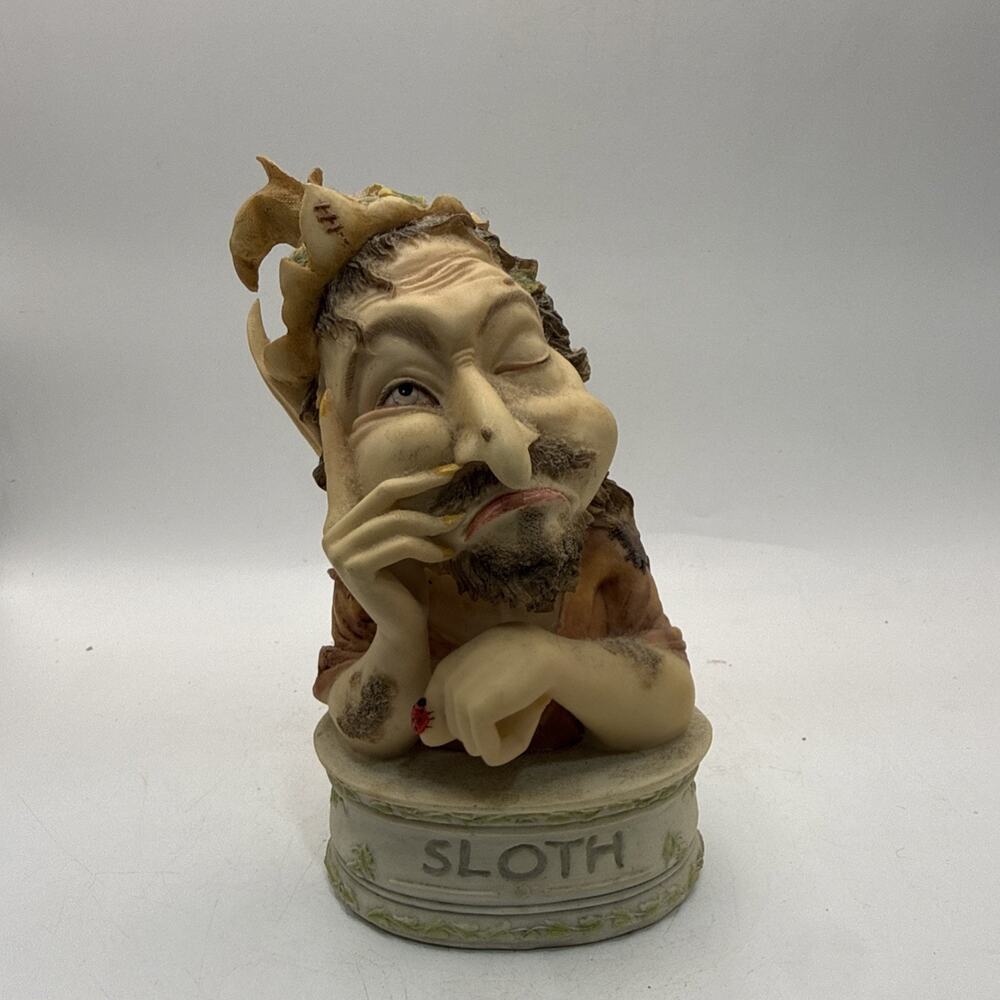 Veronese Collection Seven Deadly Sins SLOTH Summit MaleElves Elf Figure Statue *